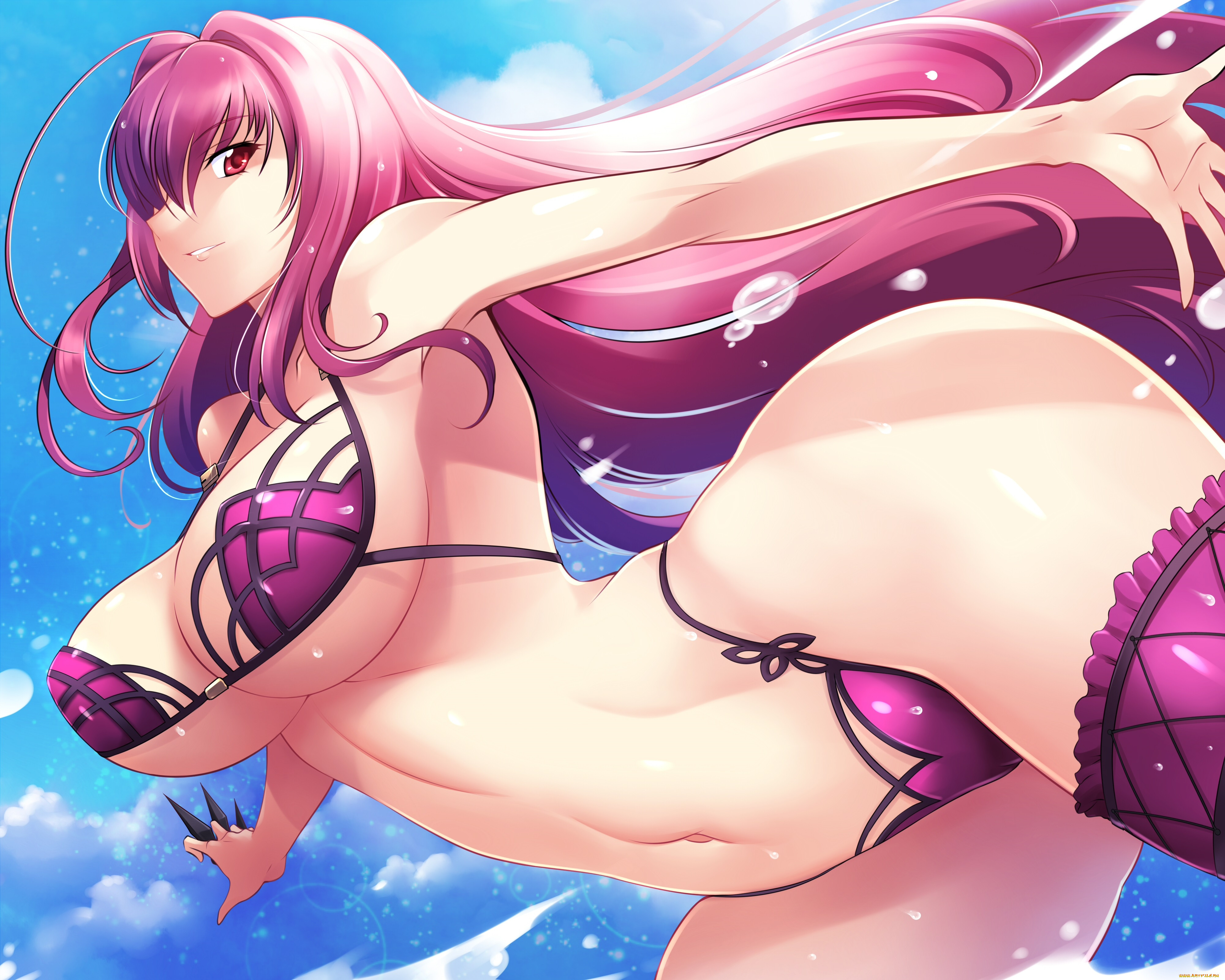 , fate, stay night, scathach